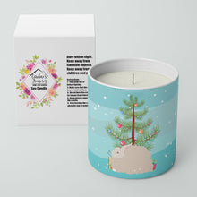 Load image into Gallery viewer, Fluffy Angora Rabbit Christmas 10 oz Decorative Soy Candle