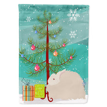 Load image into Gallery viewer, Fluffy Angora Rabbit Christmas Flag Canvas House Size BB9326CHF