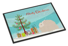Load image into Gallery viewer, Fluffy Angora Rabbit Christmas Doormat - 24x36 Decorative Floor Mat – Indoor/Outdoor Rug with Artistic Flair BB9326JMAT