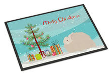 Load image into Gallery viewer, Fluffy Angora Rabbit Christmas Doormat - 18x27 Decorative Floor Mat – Indoor/Outdoor Rug with Artistic Flair BB9326MAT