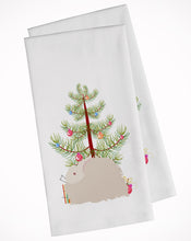 Load image into Gallery viewer, Fluffy Angora Rabbit Christmas Kitchen Towels – Set of 2 - Decorative &amp; Absorbent Cotton | BB9326WTKT