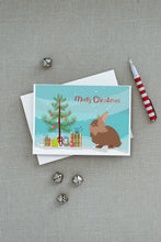Load image into Gallery viewer, Lionhead Rabbit Christmas Greeting Cards -  Blank Note Cards – 8-Pack of Artist-Designed Cards with Envelopes