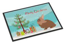 Load image into Gallery viewer, Lionhead Rabbit Christmas Doormat - 18x27 Decorative Floor Mat – Indoor/Outdoor Rug with Artistic Flair BB9327MAT