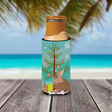 Load image into Gallery viewer, Lionhead Rabbit Christmas   Hugger for slim cans BB9327MUK