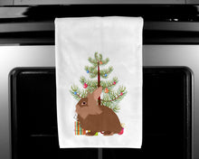 Load image into Gallery viewer, Lionhead Rabbit Christmas Kitchen Towels – Set of 2 - Decorative &amp; Absorbent Cotton | BB9327WTKT