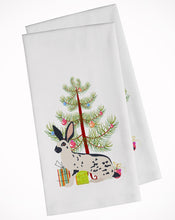 Load image into Gallery viewer, English Spot Rabbit Christmas Kitchen Towels – Set of 2 - Decorative &amp; Absorbent Cotton | BB9328WTKT