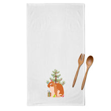 Load image into Gallery viewer, English Lop Rabbit Christmas Kitchen Towels – Set of 2 - Decorative &amp; Absorbent Cotton | BB9329WTKT