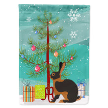 Load image into Gallery viewer, Tan Rabbit Christmas Flag Canvas House Size BB9330CHF