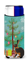 Load image into Gallery viewer, Tan Rabbit Christmas   Hugger for slim cans BB9330MUK