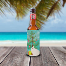 Load image into Gallery viewer, Hermelin Rabbit Christmas   Hugger for slim cans BB9331MUK