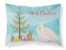 Load image into Gallery viewer, Hermelin Rabbit Christmas Fabric Standard Pillowcase – Artistic Decorative Front, White Back BB9331PILLOWCASE