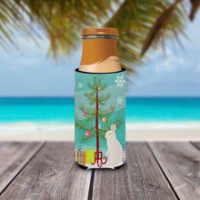 Load image into Gallery viewer, New Zealand White Rabbit Christmas   Hugger for slim cans BB9332MUK