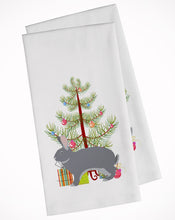 Load image into Gallery viewer, Giant Chinchilla Rabbit Christmas Kitchen Towels – Set of 2 - Decorative &amp; Absorbent Cotton | BB9333WTKT