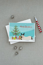 Load image into Gallery viewer, California White Rabbit Christmas Greeting Cards -  Blank Note Cards – 8-Pack of Artist-Designed Cards with Envelopes