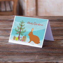 Load image into Gallery viewer, Rex Rabbit Christmas Greeting Cards -  Blank Note Cards – 8-Pack of Artist-Designed Cards with Envelopes