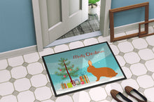 Load image into Gallery viewer, Rex Rabbit Christmas Doormat - 24x36 Decorative Floor Mat – Indoor/Outdoor Rug with Artistic Flair BB9336JMAT
