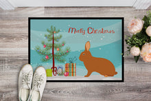 Load image into Gallery viewer, Rex Rabbit Christmas Doormat - 18x27 Decorative Floor Mat – Indoor/Outdoor Rug with Artistic Flair BB9336MAT