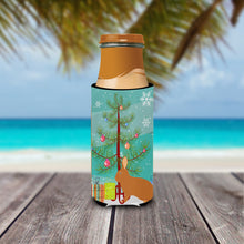 Load image into Gallery viewer, Rex Rabbit Christmas   Hugger for slim cans BB9336MUK