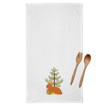 Load image into Gallery viewer, Rex Rabbit Christmas Kitchen Towels – Set of 2 - Decorative &amp; Absorbent Cotton | BB9336WTKT