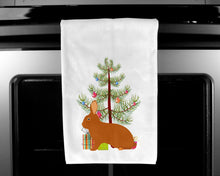Load image into Gallery viewer, Rex Rabbit Christmas Kitchen Towels – Set of 2 - Decorative &amp; Absorbent Cotton | BB9336WTKT