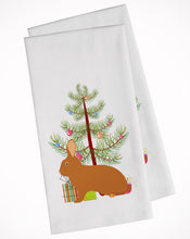 Load image into Gallery viewer, Rex Rabbit Christmas Kitchen Towels – Set of 2 - Decorative &amp; Absorbent Cotton | BB9336WTKT