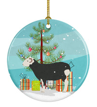 Load image into Gallery viewer, Herwick Sheep Christmas Ornament - Round Ceramic Ornament – Artist-Designed Keepsake Decoration BB9337CO1