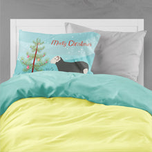 Load image into Gallery viewer, Herwick Sheep Christmas Fabric Standard Pillowcase – Artistic Decorative Front, White Back BB9337PILLOWCASE