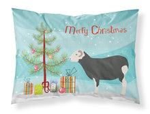 Load image into Gallery viewer, Herwick Sheep Christmas Fabric Standard Pillowcase – Artistic Decorative Front, White Back BB9337PILLOWCASE