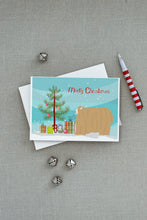 Load image into Gallery viewer, Lincoln Longwool Sheep Christmas Greeting Cards -  Blank Note Cards – 8-Pack of Artist-Designed Cards with Envelopes