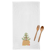 Load image into Gallery viewer, Lincoln Longwool Sheep Christmas Kitchen Towels – Set of 2 - Decorative &amp; Absorbent Cotton | BB9338WTKT