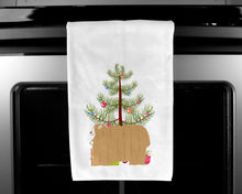 Load image into Gallery viewer, Lincoln Longwool Sheep Christmas Kitchen Towels – Set of 2 - Decorative &amp; Absorbent Cotton | BB9338WTKT