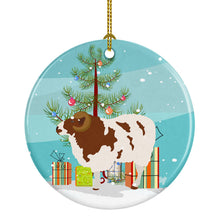 Load image into Gallery viewer, Jacob Sheep Christmas Ornament - Round Ceramic Ornament – Artist-Designed Keepsake Decoration BB9342CO1