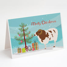 Load image into Gallery viewer, Jacob Sheep Christmas Greeting Cards -  Blank Note Cards – 8-Pack of Artist-Designed Cards with Envelopes