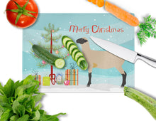Load image into Gallery viewer, Hampshire Down Sheep Christmas Glass Cutting Boards – Durable, Decorative Kitchen Art Large BB9343LCB
