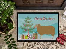 Load image into Gallery viewer, East Friesian Sheep Christmas Doormat - 18x27 Decorative Floor Mat – Indoor/Outdoor Rug with Artistic Flair BB9344MAT