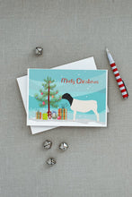 Load image into Gallery viewer, Dorper Sheep Christmas Greeting Cards -  Blank Note Cards – 8-Pack of Artist-Designed Cards with Envelopes
