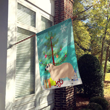 Load image into Gallery viewer, Kerry Hill Sheep Christmas Flag Canvas House Size BB9346CHF