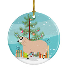 Load image into Gallery viewer, Kerry Hill Sheep Christmas Ornament - Round Ceramic Ornament – Artist-Designed Keepsake Decoration BB9346CO1