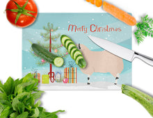 Load image into Gallery viewer, Kerry Hill Sheep Christmas Glass Cutting Boards – Durable, Decorative Kitchen Art Large BB9346LCB