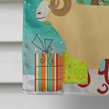 Load image into Gallery viewer, Horned Dorset Sheep Christmas Flag Canvas House Size BB9347CHF