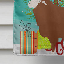 Load image into Gallery viewer, Merino Sheep Christmas Flag Canvas House Size BB9348CHF