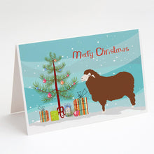Load image into Gallery viewer, Merino Sheep Christmas Greeting Cards -  Blank Note Cards – 8-Pack of Artist-Designed Cards with Envelopes