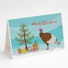 Load image into Gallery viewer, Bourbon Red Turkey Hen Christmas Greeting Cards -  Blank Note Cards – 8-Pack of Artist-Designed Cards with Envelopes