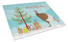 Load image into Gallery viewer, Bourbon Red Turkey Hen Christmas Glass Cutting Boards – Durable, Decorative Kitchen Art Large BB9349LCB