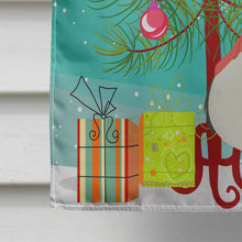 Load image into Gallery viewer, White Holland Turkey Christmas Flag Canvas House Size BB9350CHF