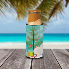 Load image into Gallery viewer, White Holland Turkey Christmas   Hugger for slim cans BB9350MUK