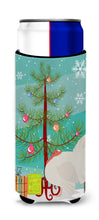 Load image into Gallery viewer, White Holland Turkey Christmas   Hugger for slim cans BB9350MUK