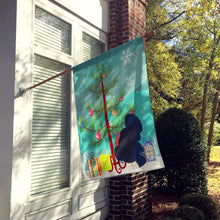 Load image into Gallery viewer, Norfolk Black Turkey Christmas Flag Canvas House Size BB9352CHF