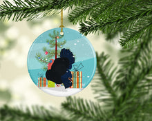 Load image into Gallery viewer, Norfolk Black Turkey Christmas Ornament - Round Ceramic Ornament – Artist-Designed Keepsake Decoration BB9352CO1