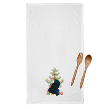 Load image into Gallery viewer, Norfolk Black Turkey Christmas Kitchen Towels – Set of 2 - Decorative &amp; Absorbent Cotton | BB9352WTKT